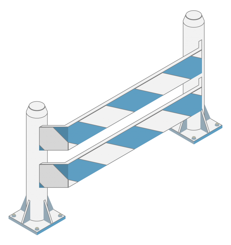 Barrière de protection pour parcs de stationnement